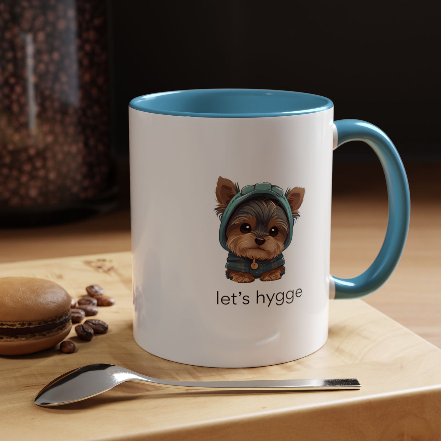 Hygge Dog Coffee Mug | Cute Pet Lover Gift, Cozy Home Decor, Tea Cup, Animal Lover Mug, Personalized Coffee Cup