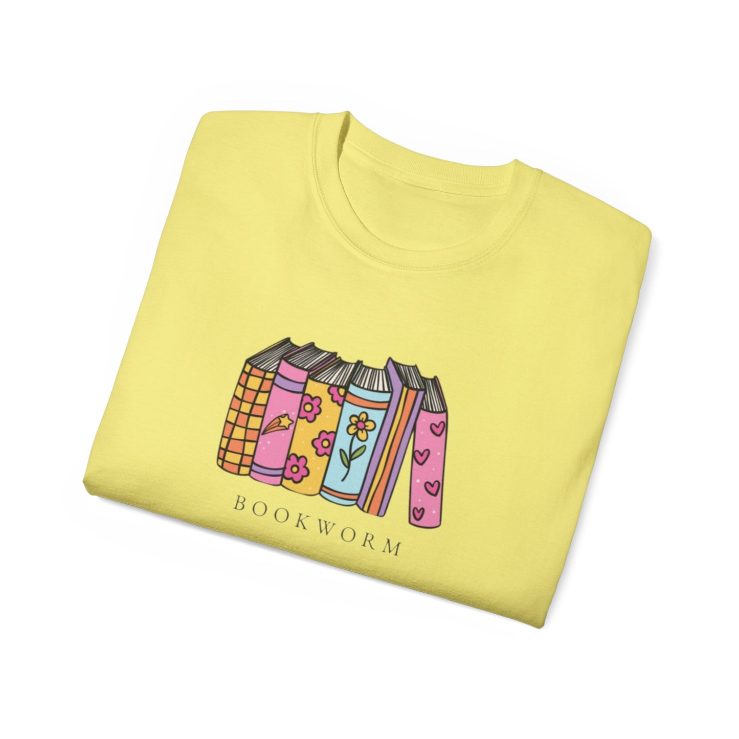 Bookworm Unisex Ultra Cotton Tee, Gift for Readers, Literary T-Shirt, Book Lover Apparel, Cozy Casual Wear, Reading Gift Idea