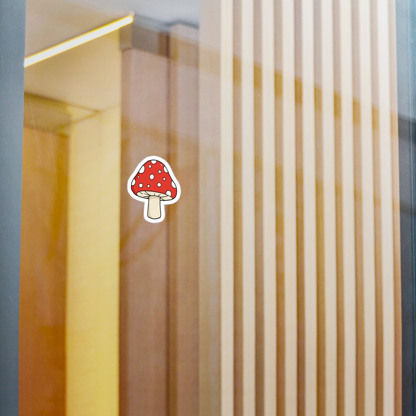 Whimsical Mushroom Kiss-Cut Vinyl Decals - Cute Stickers for Laptops, Water Bottles, Scrapbooking, Home Decor, Gifts