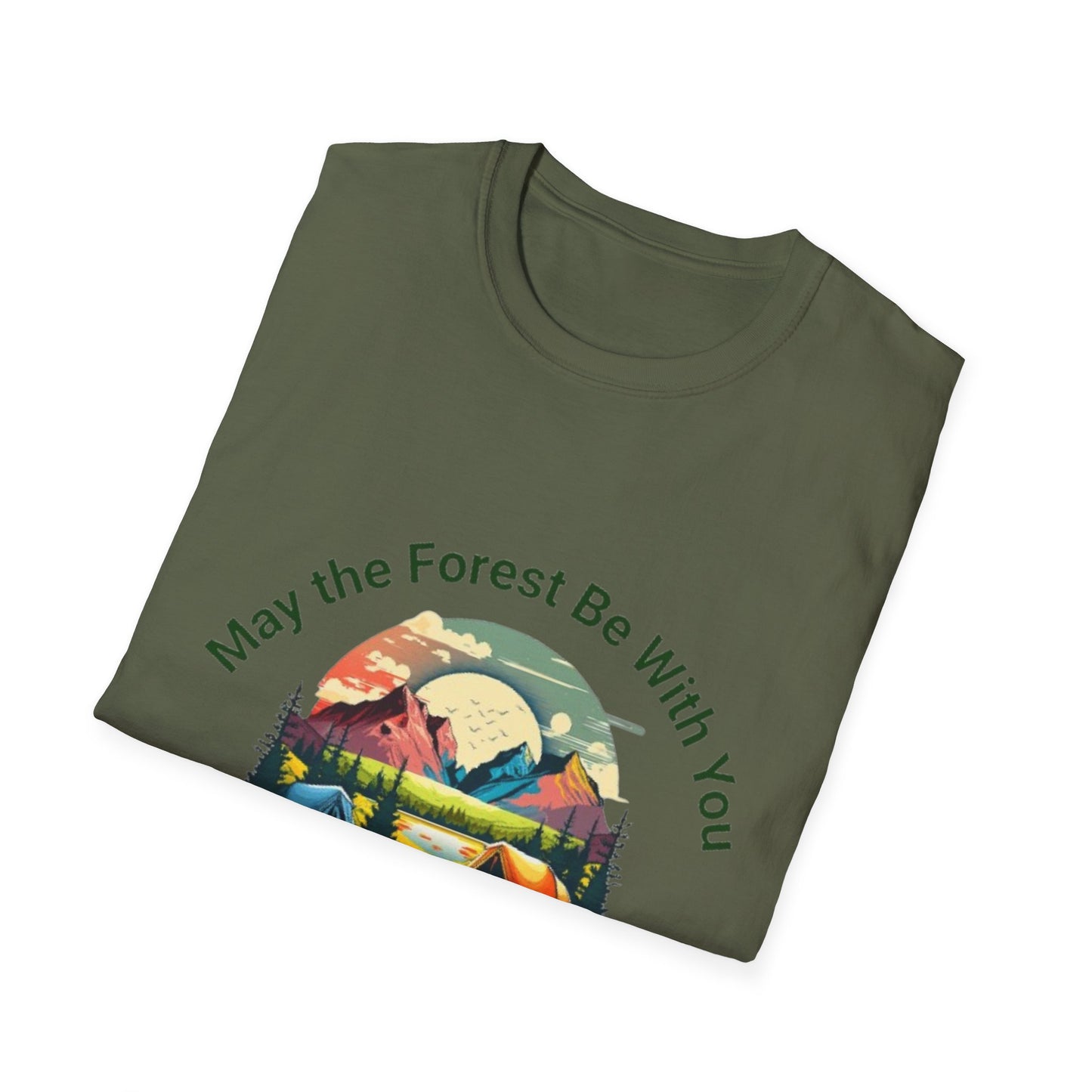 Forest Vibes T-Shirt, Nature Lover Tee, Camping Gift, Eco-Friendly Shirt, Adventure Outfit, Outdoor Enthusiast Apparel