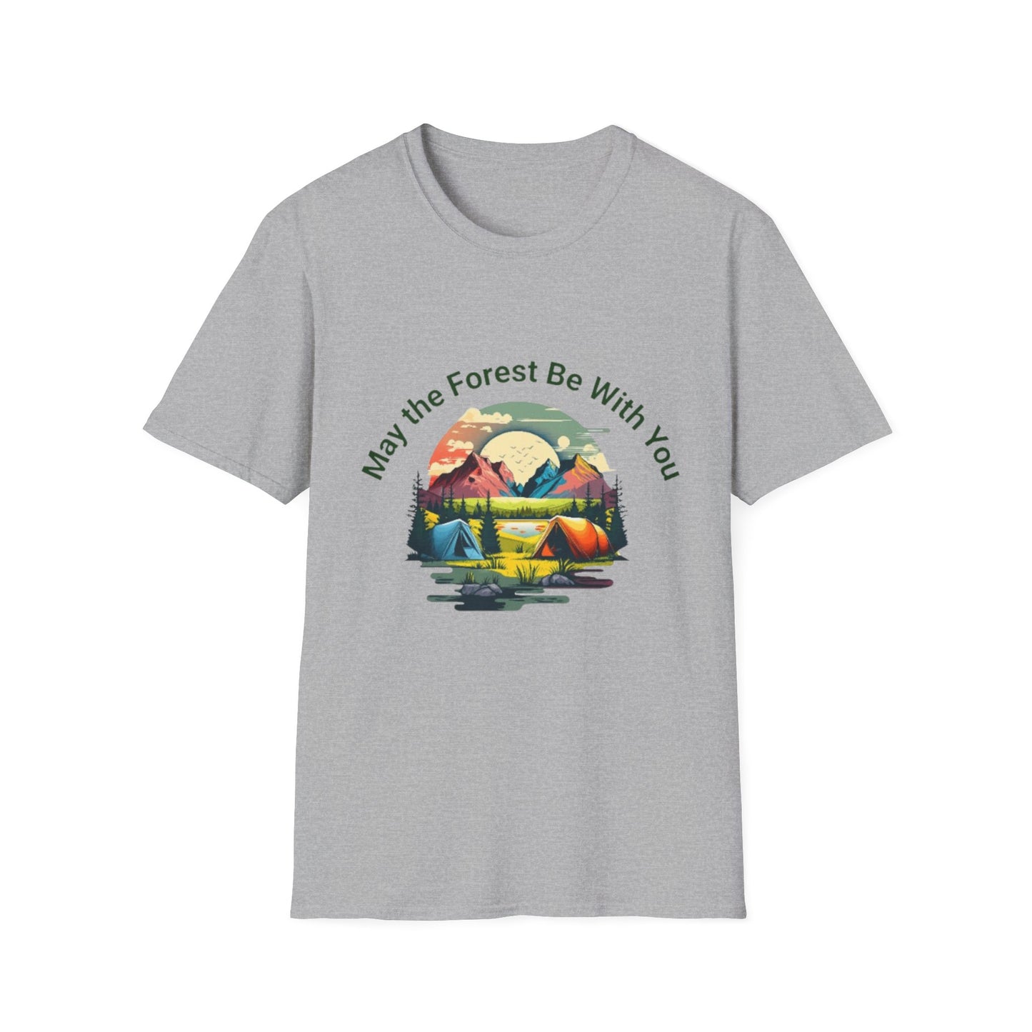 Forest Vibes T-Shirt, Nature Lover Tee, Camping Gift, Eco-Friendly Shirt, Adventure Outfit, Outdoor Enthusiast Apparel