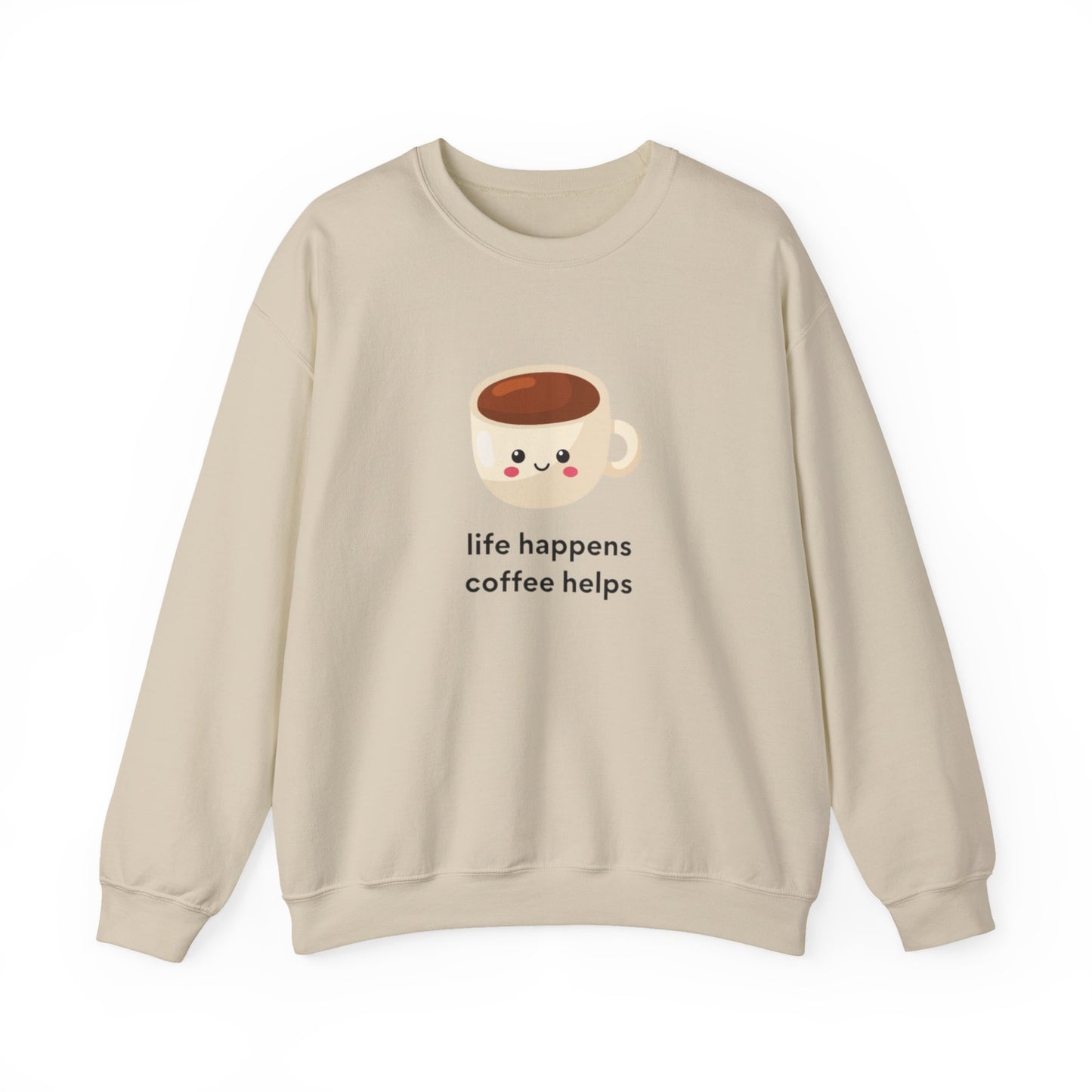 Cozy Coffee Quote Sweatshirt