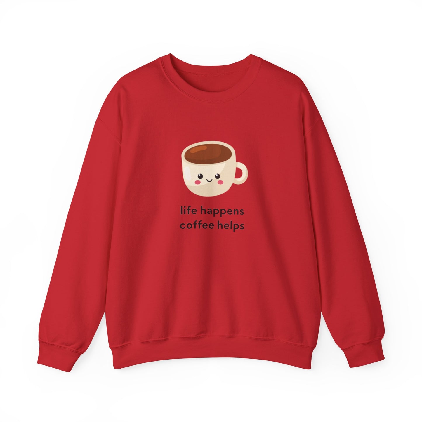 Cozy Coffee Quote Sweatshirt