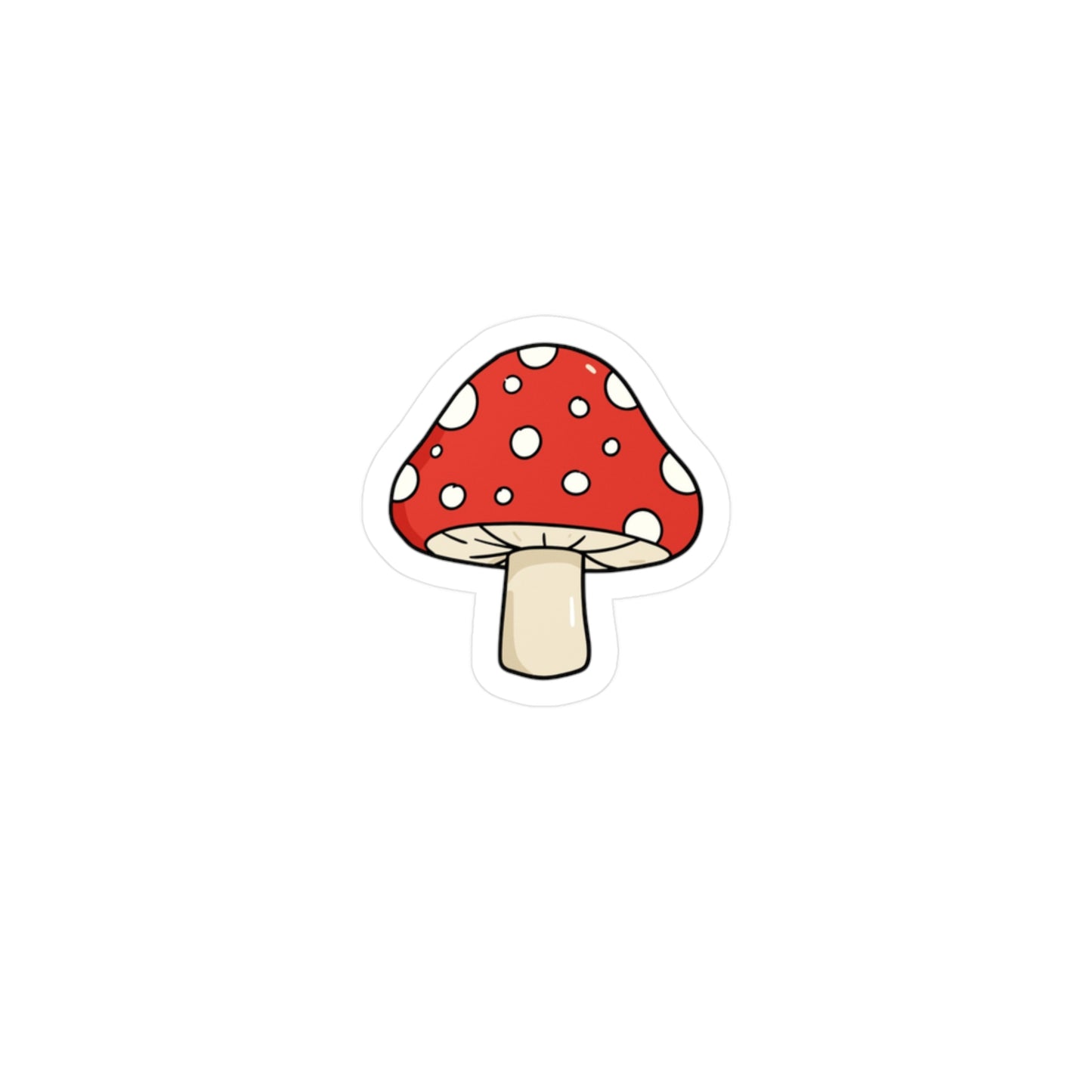 Whimsical Mushroom Kiss-Cut Vinyl Decals - Cute Stickers for Laptops, Water Bottles, Scrapbooking, Home Decor, Gifts