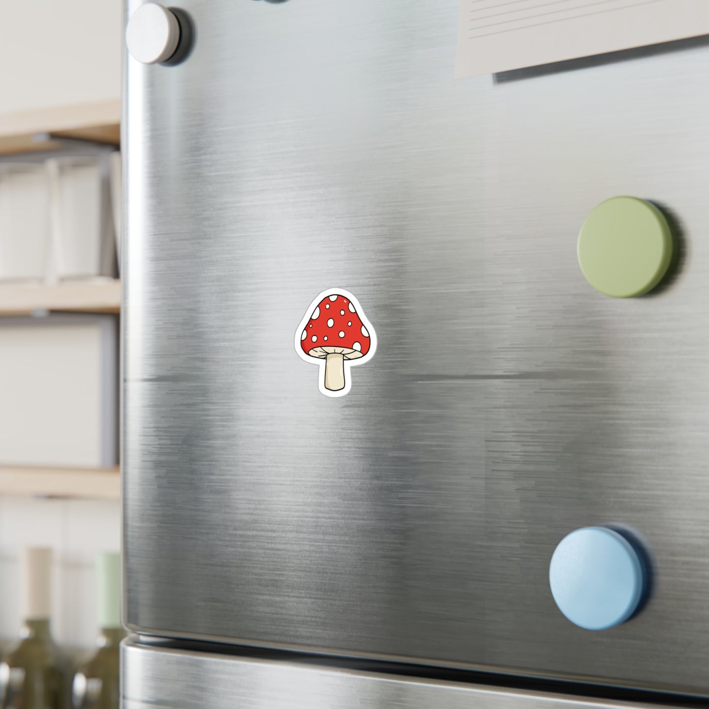 Whimsical Mushroom Kiss-Cut Vinyl Decals - Cute Stickers for Laptops, Water Bottles, Scrapbooking, Home Decor, Gifts