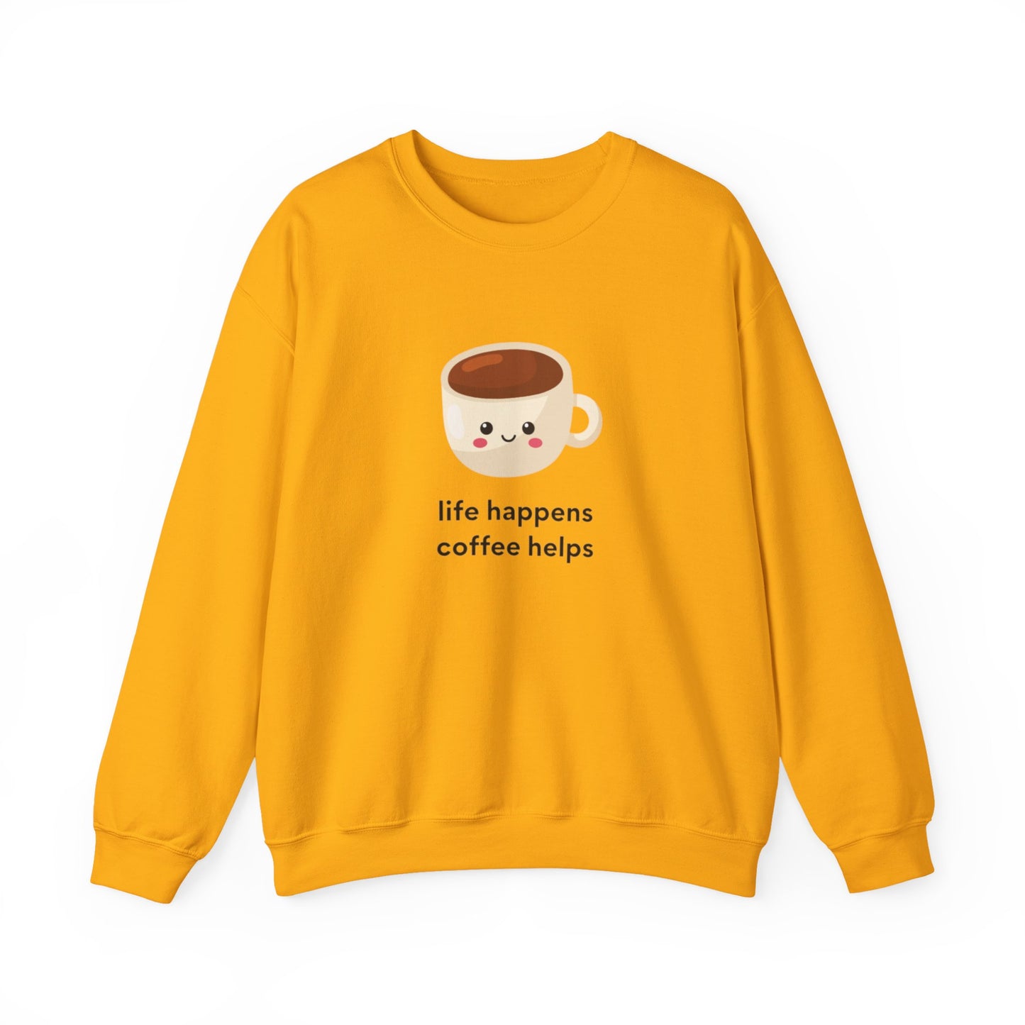 Cozy Coffee Quote Sweatshirt