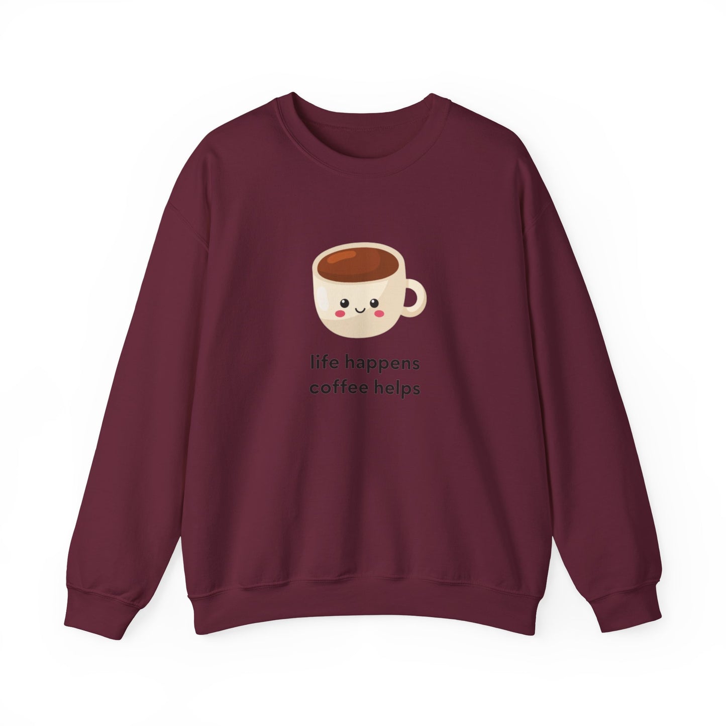 Cozy Coffee Quote Sweatshirt