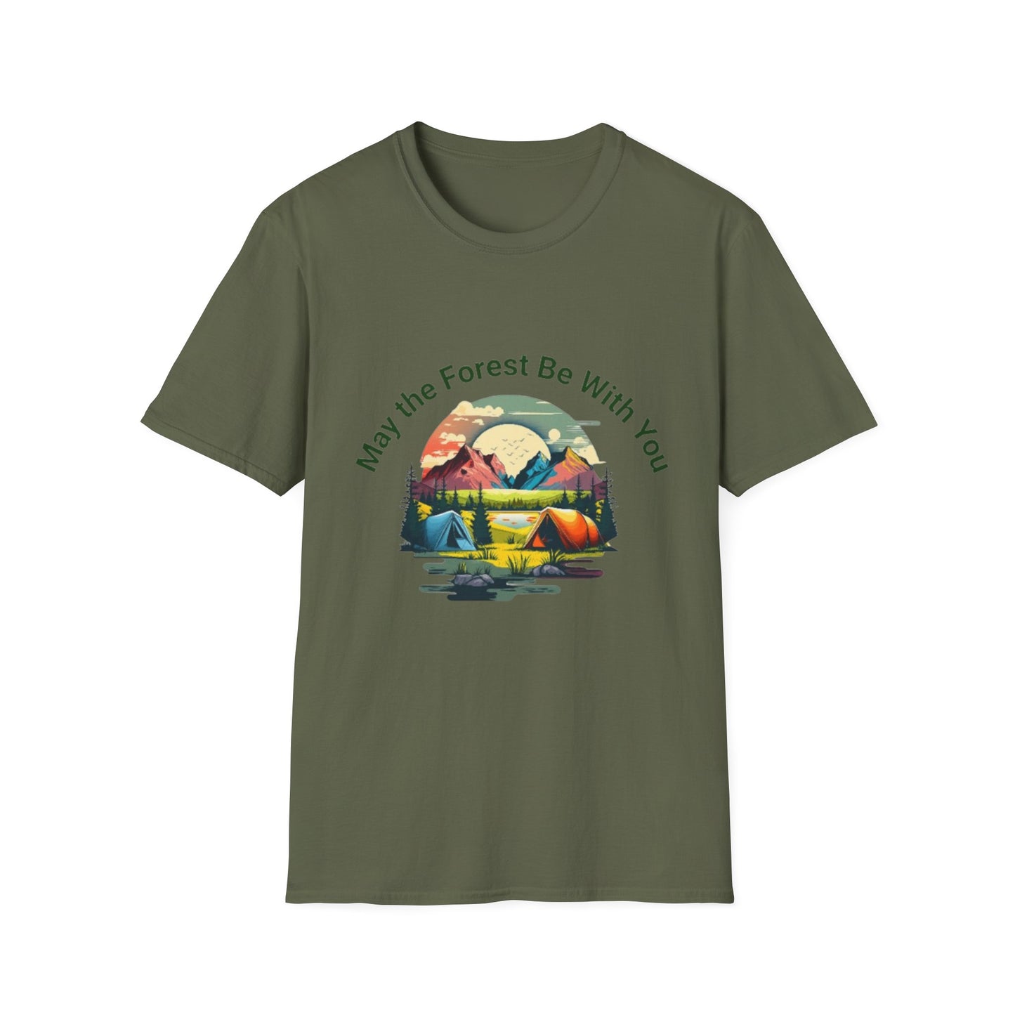 Forest Vibes T-Shirt, Nature Lover Tee, Camping Gift, Eco-Friendly Shirt, Adventure Outfit, Outdoor Enthusiast Apparel