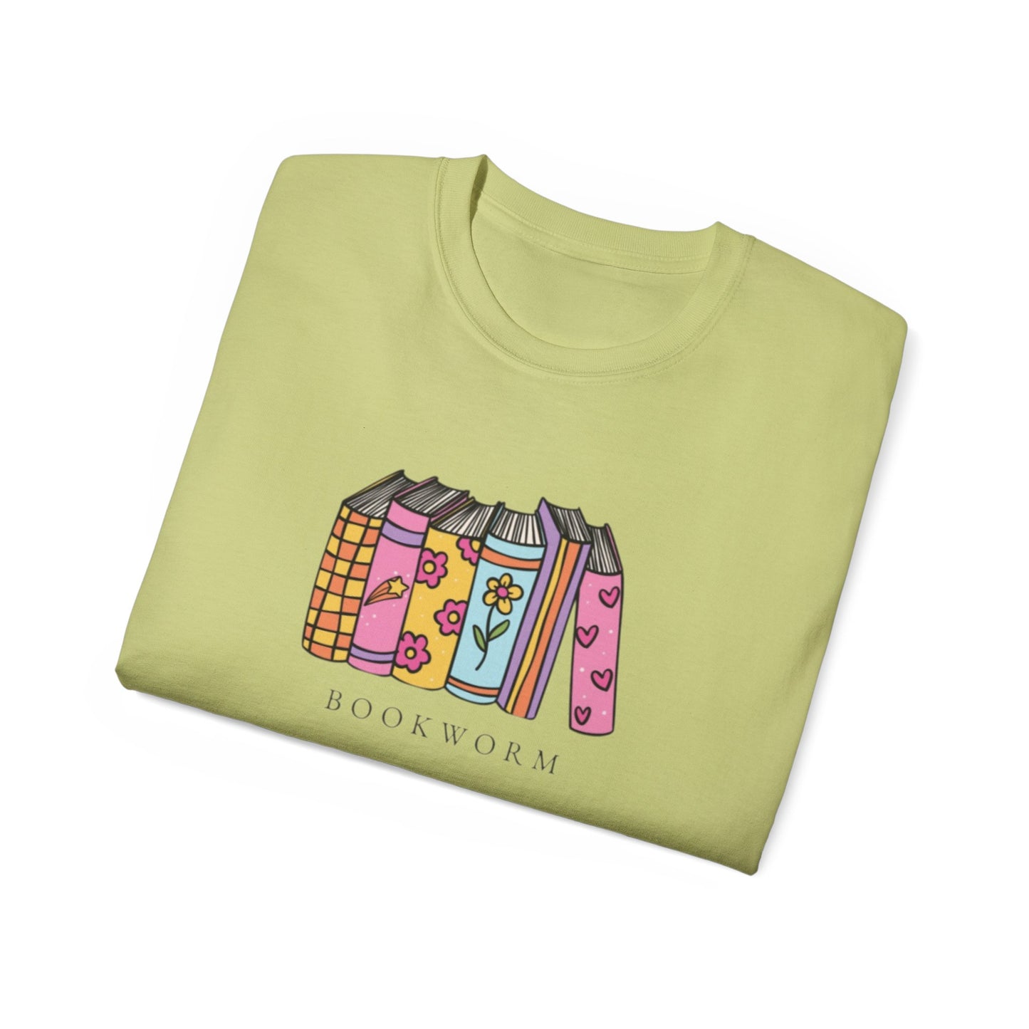 Bookworm Unisex Ultra Cotton Tee, Gift for Readers, Literary T-Shirt, Book Lover Apparel, Cozy Casual Wear, Reading Gift Idea
