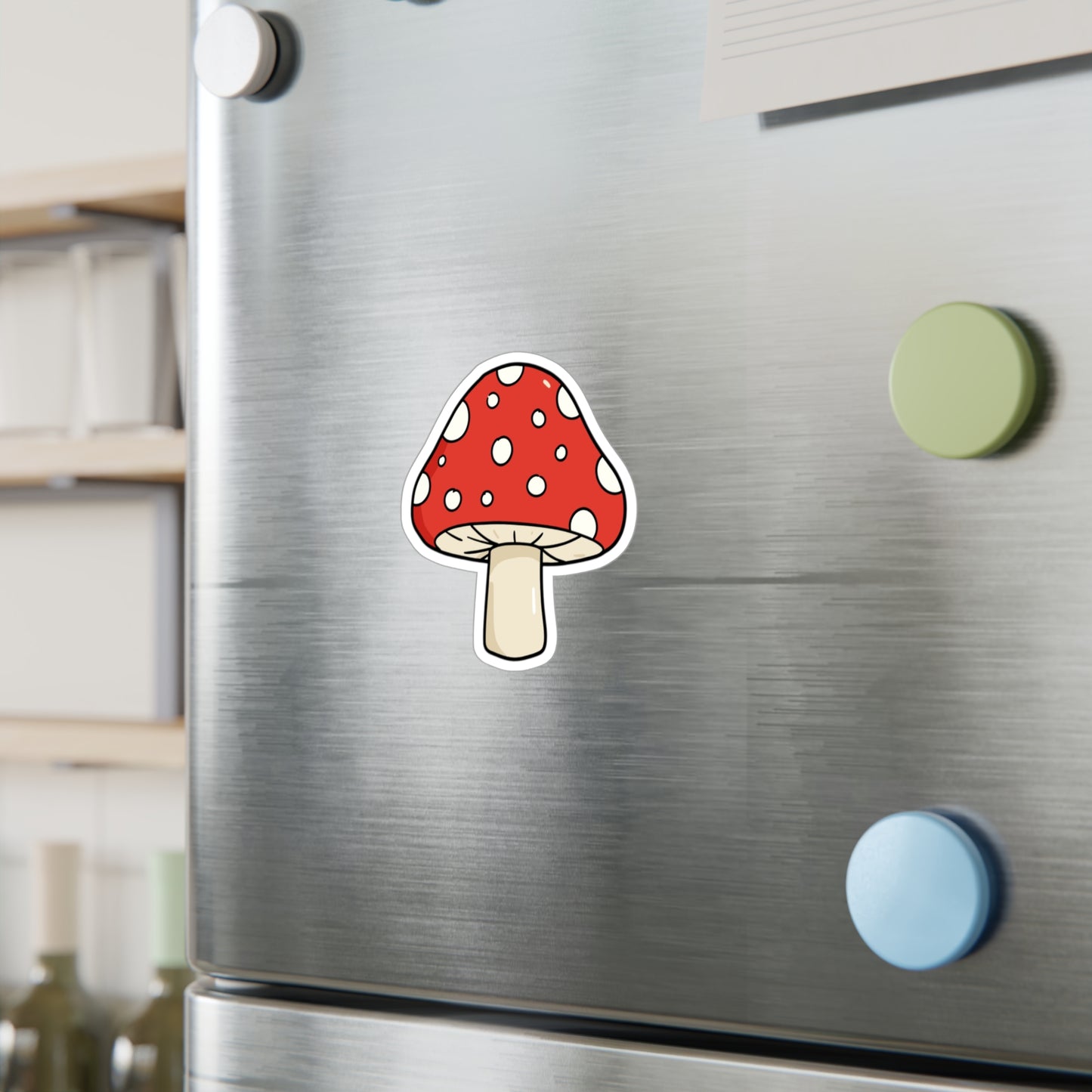 Whimsical Mushroom Kiss-Cut Vinyl Decals - Cute Stickers for Laptops, Water Bottles, Scrapbooking, Home Decor, Gifts