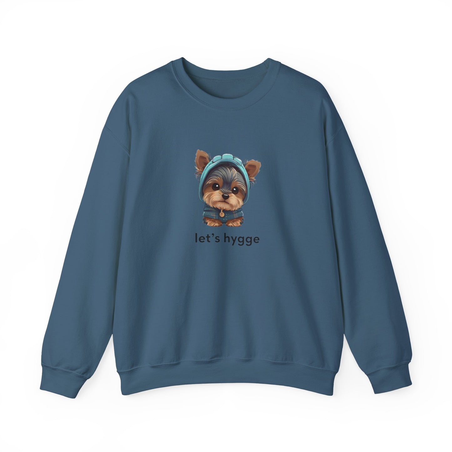 Cozy Dog Sweatshirt Let's Hygge!
