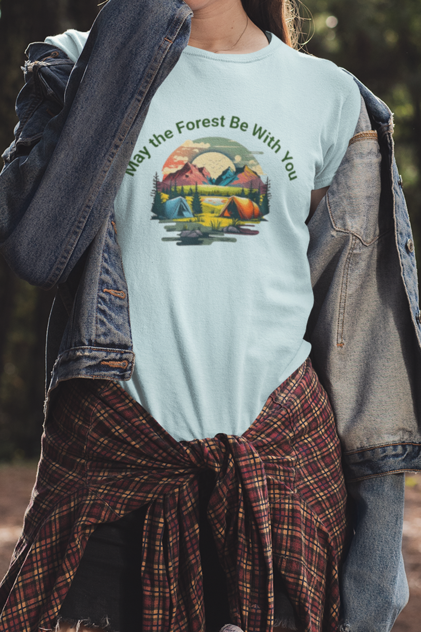 Forest Vibes T-Shirt, Nature Lover Tee, Camping Gift, Eco-Friendly Shirt, Adventure Outfit, Outdoor Enthusiast Apparel