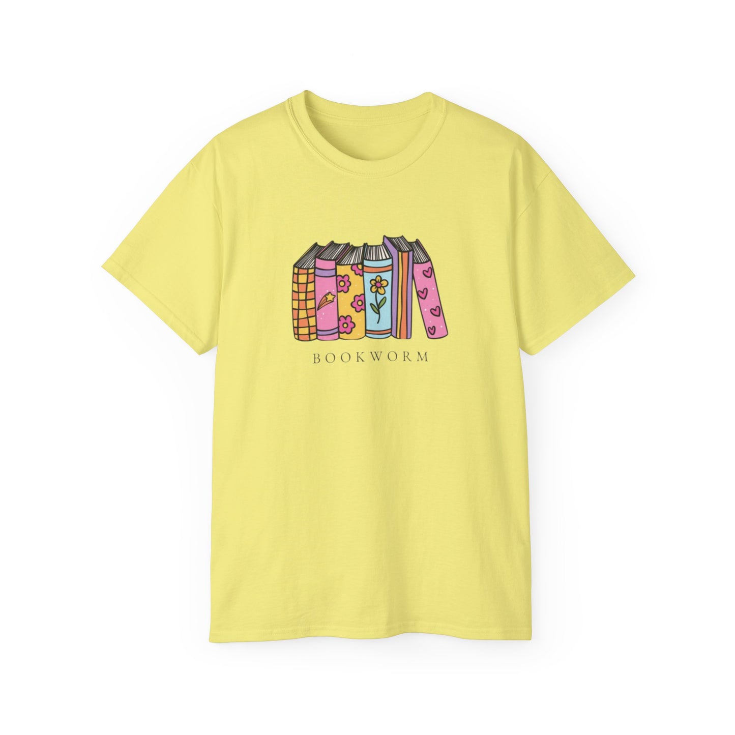 Bookworm Unisex Ultra Cotton Tee, Gift for Readers, Literary T-Shirt, Book Lover Apparel, Cozy Casual Wear, Reading Gift Idea