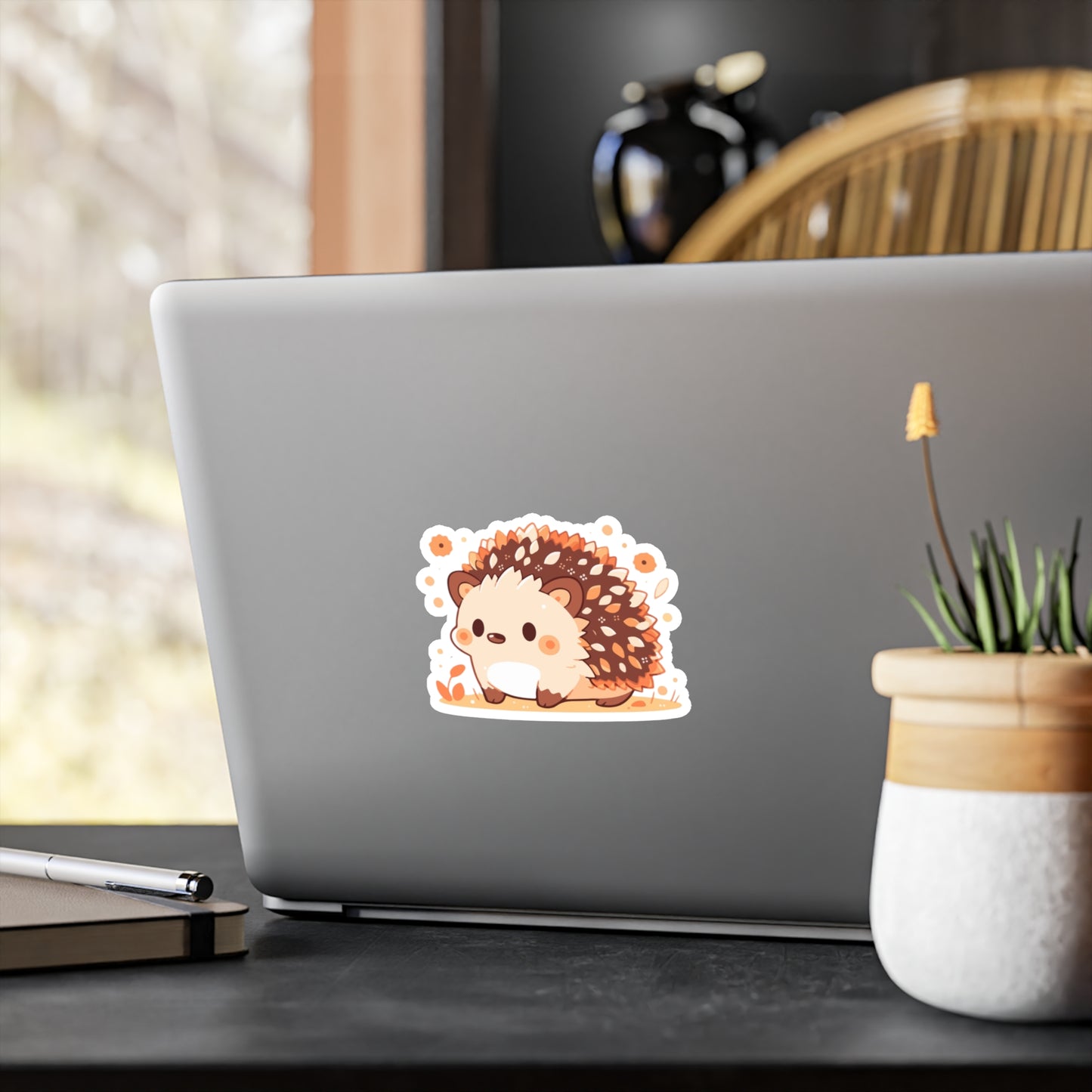 Adorable Hedgehog Vinyl Decals | Cute Wall Stickers for Kids, Animal Lovers, Home Decor, Scrapbooking, Gifts