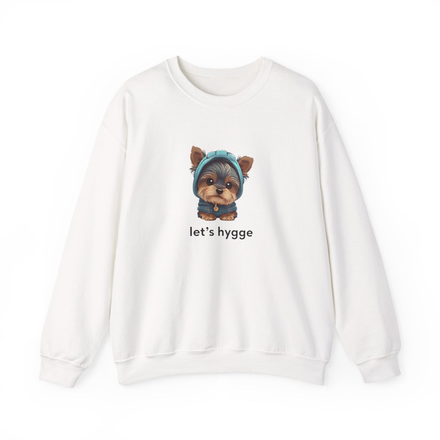 Cozy Dog Sweatshirt Let's Hygge!