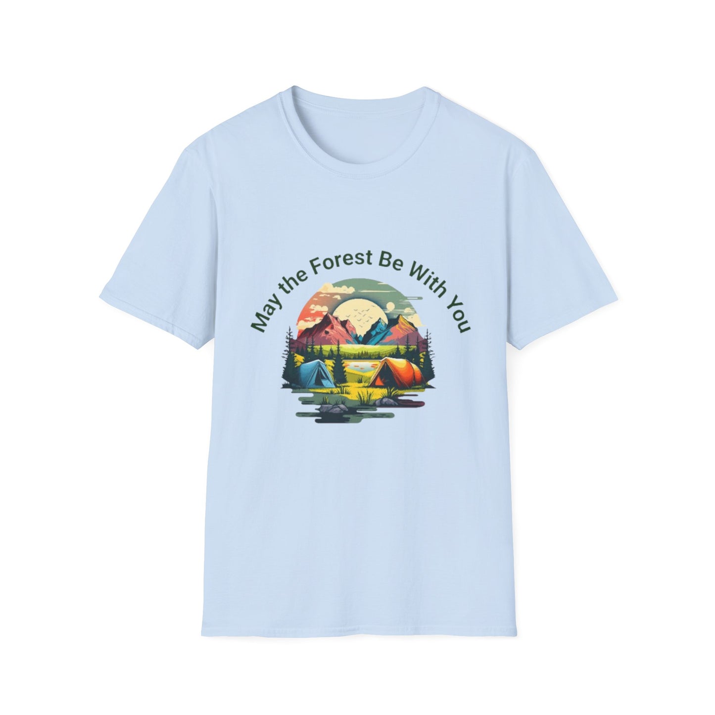 Forest Vibes T-Shirt, Nature Lover Tee, Camping Gift, Eco-Friendly Shirt, Adventure Outfit, Outdoor Enthusiast Apparel