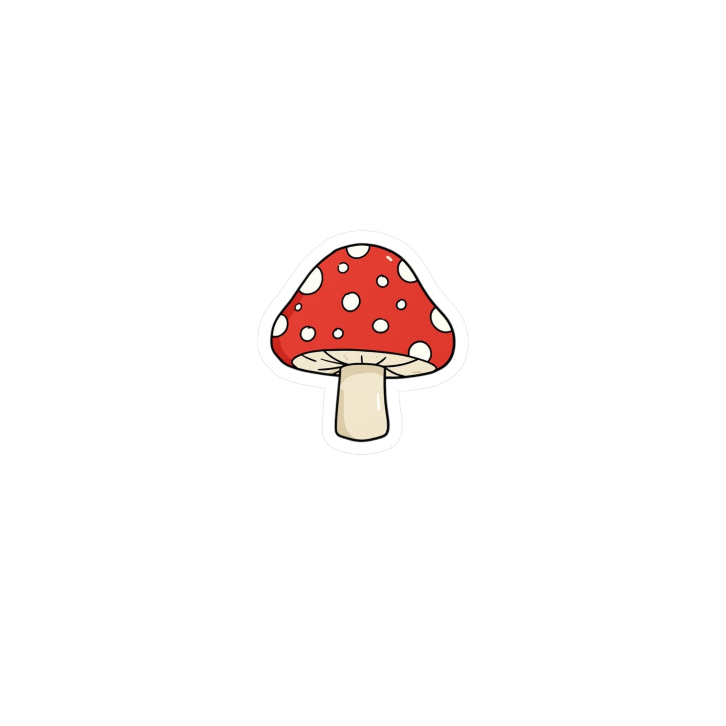 Whimsical Mushroom Kiss-Cut Vinyl Decals - Cute Stickers for Laptops, Water Bottles, Scrapbooking, Home Decor, Gifts