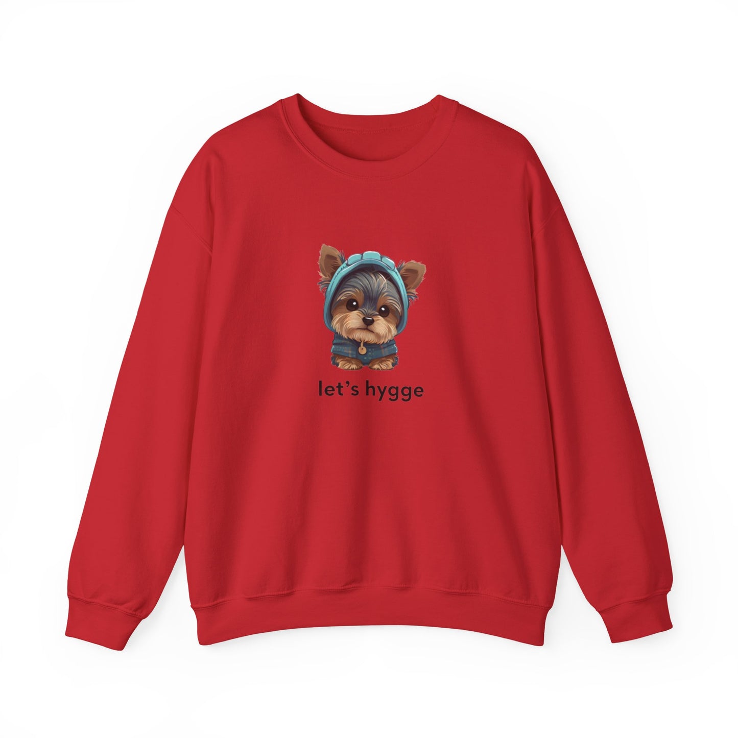 Cozy Dog Sweatshirt Let's Hygge!