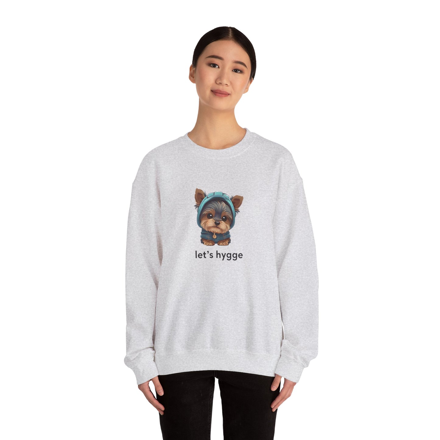 Cozy Dog Sweatshirt Let's Hygge!