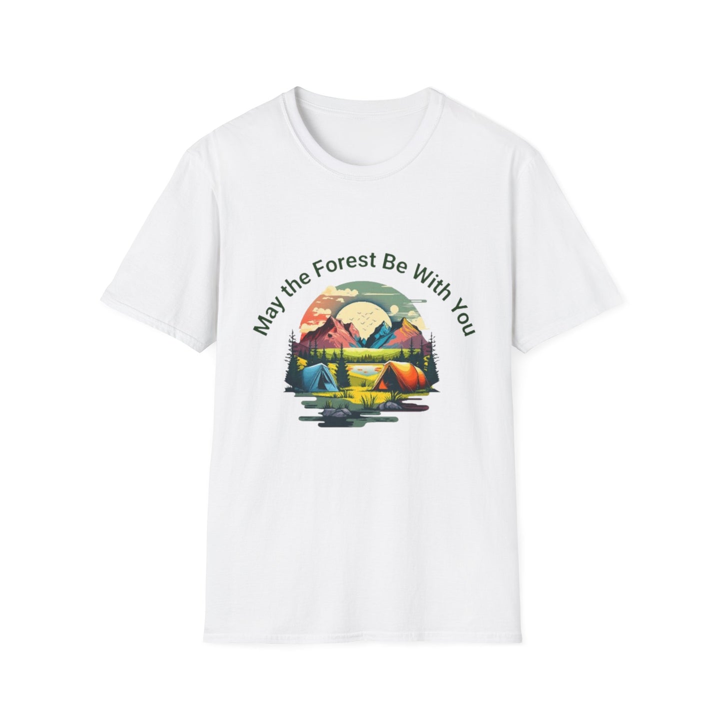 Forest Vibes T-Shirt, Nature Lover Tee, Camping Gift, Eco-Friendly Shirt, Adventure Outfit, Outdoor Enthusiast Apparel