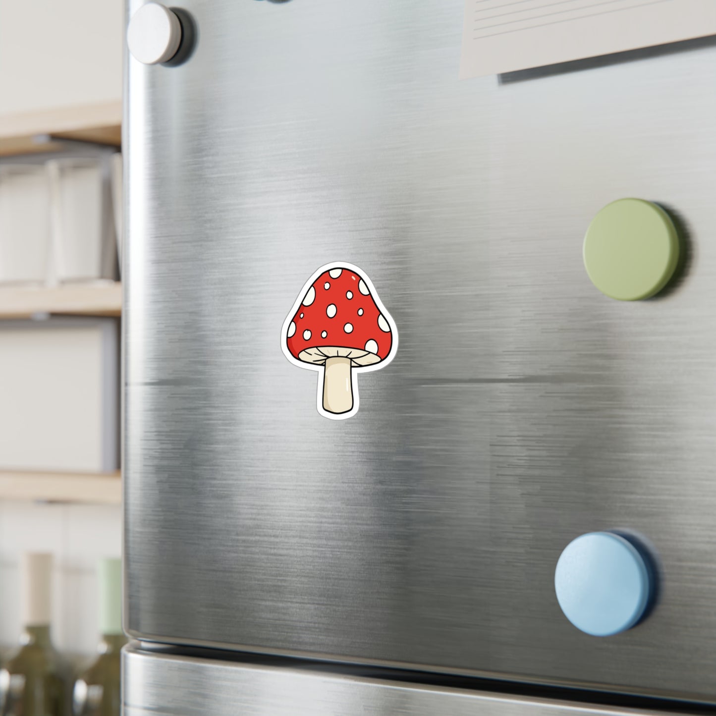 Whimsical Mushroom Kiss-Cut Vinyl Decals - Cute Stickers for Laptops, Water Bottles, Scrapbooking, Home Decor, Gifts