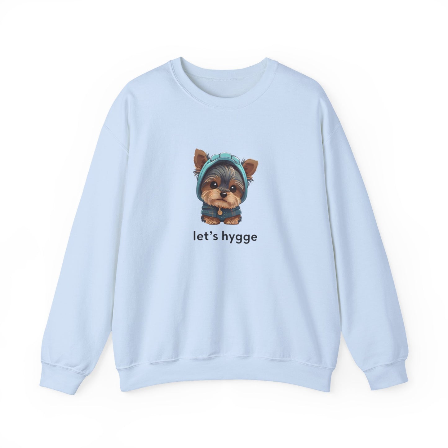 Cozy Dog Sweatshirt Let's Hygge!