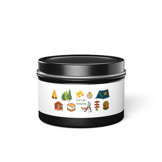 Camping-Themed Tin Candles, Perfect for Outdoor Lovers, Adventure Gifts, Cozy Nights, Scented Home Decor, Nature-Inspired Gifts, [...]