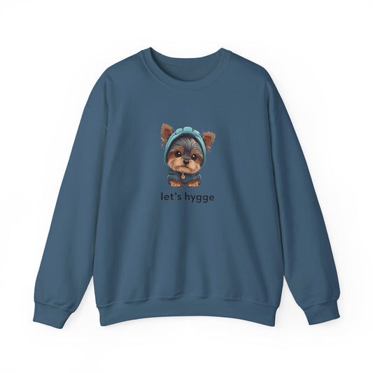 Cozy Dog Sweatshirt Let's Hygge!