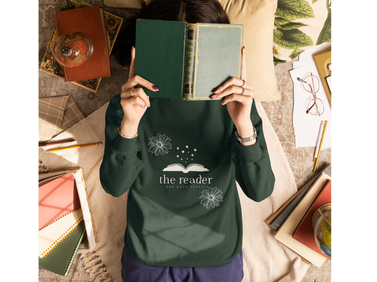 Cozy Reader Sweatshirt - Perfect Gift for Book Lovers, Literary Apparel, Comfortable Crewneck, Reading Gift, Unisex Fashion