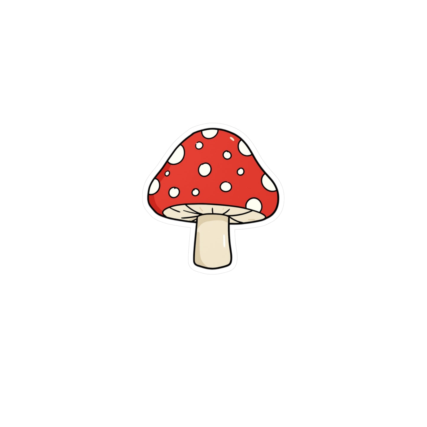 Whimsical Mushroom Kiss-Cut Vinyl Decals - Cute Stickers for Laptops, Water Bottles, Scrapbooking, Home Decor, Gifts