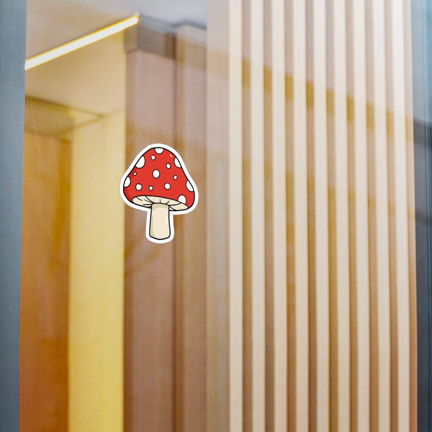 Whimsical Mushroom Kiss-Cut Vinyl Decals - Cute Stickers for Laptops, Water Bottles, Scrapbooking, Home Decor, Gifts