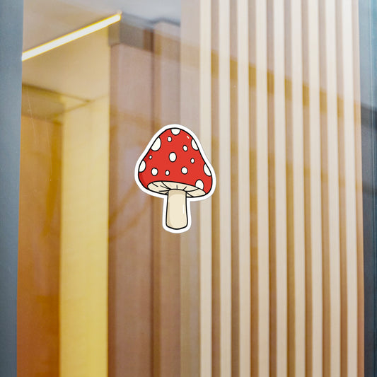 Whimsical Mushroom Kiss-Cut Vinyl Decals - Cute Stickers for Laptops, Water Bottles, Scrapbooking, Home Decor, Gifts