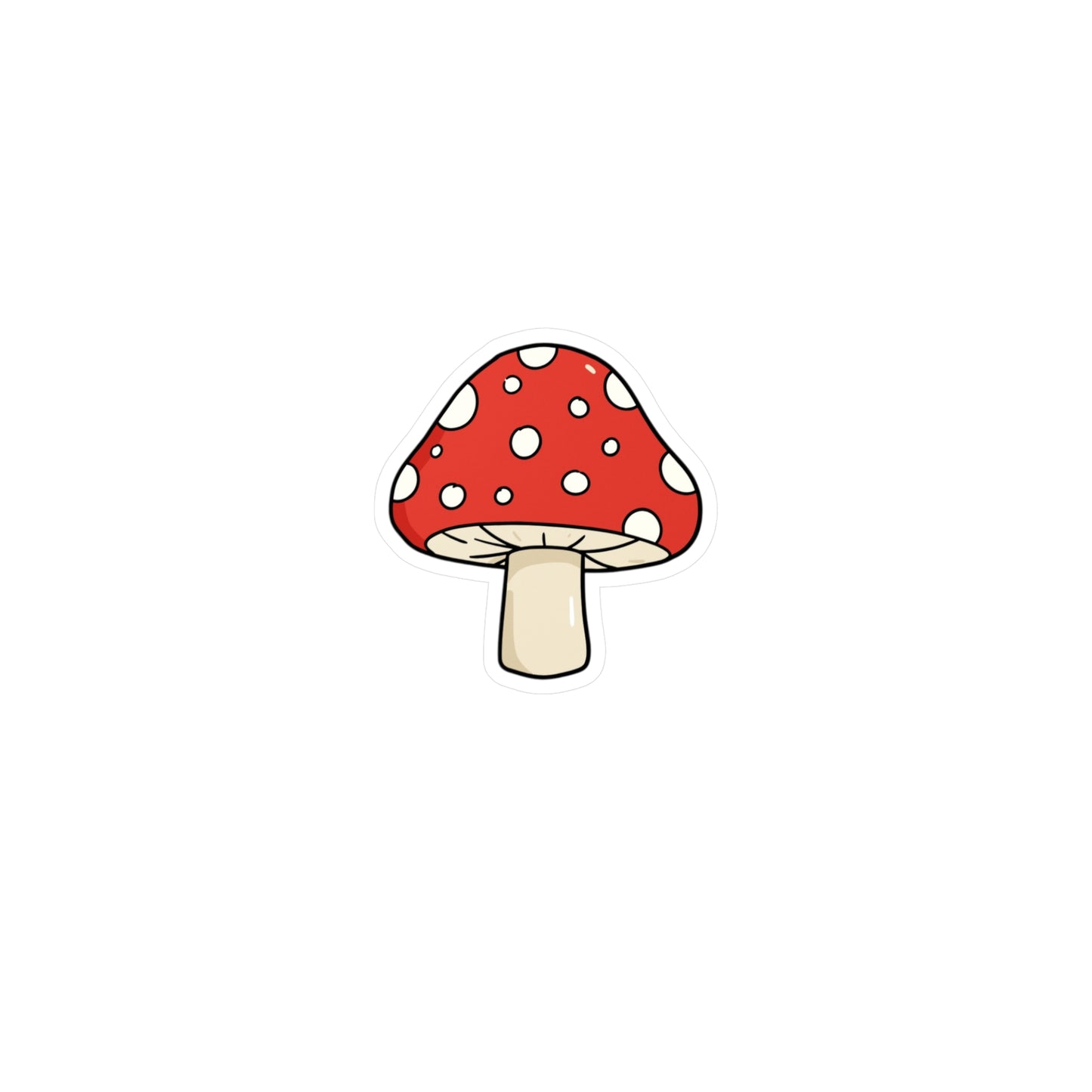Whimsical Mushroom Kiss-Cut Vinyl Decals - Cute Stickers for Laptops, Water Bottles, Scrapbooking, Home Decor, Gifts