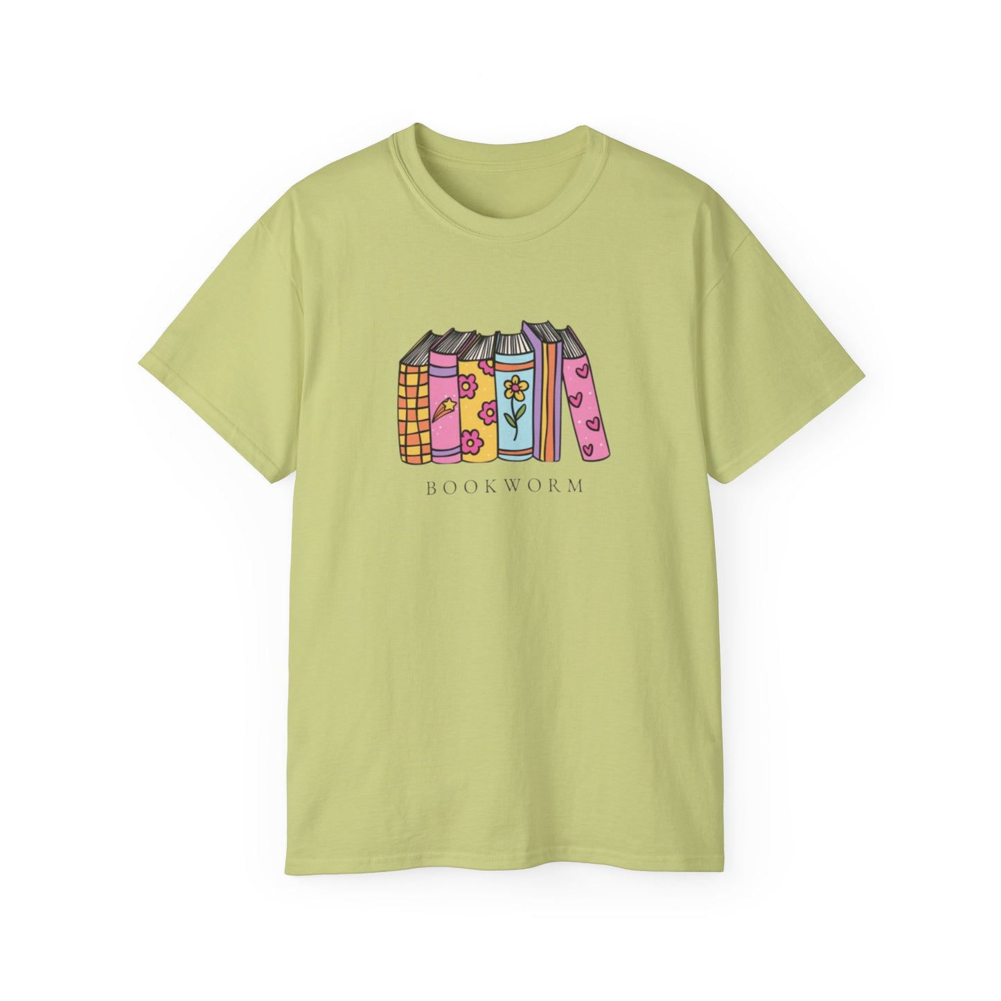 Bookworm Unisex Ultra Cotton Tee, Gift for Readers, Literary T-Shirt, Book Lover Apparel, Cozy Casual Wear, Reading Gift Idea