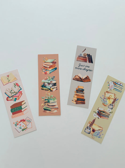 Aesthetic Bookmarks Essential Set of 4