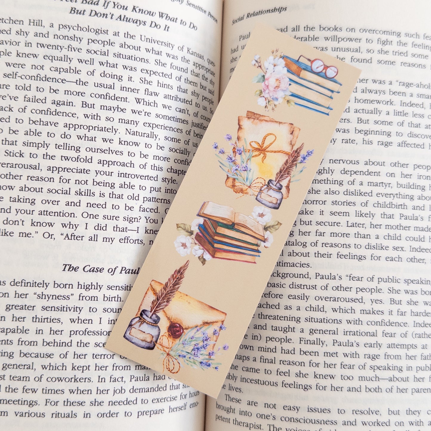 Aesthetic Bookmarks Essential Set of 4