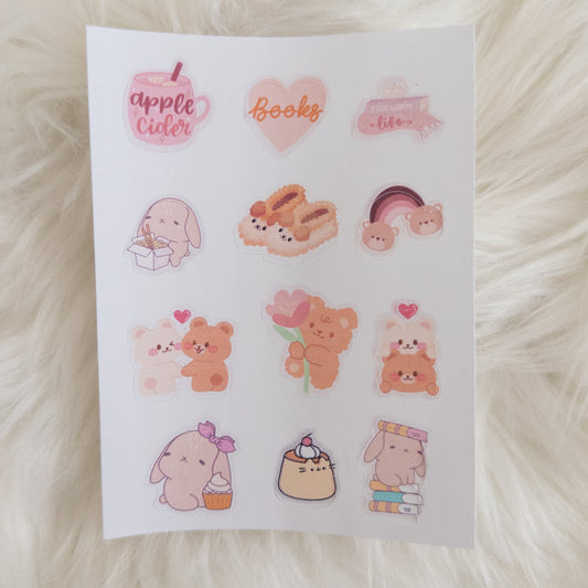 Cute & Cozy Whimsical Stickers