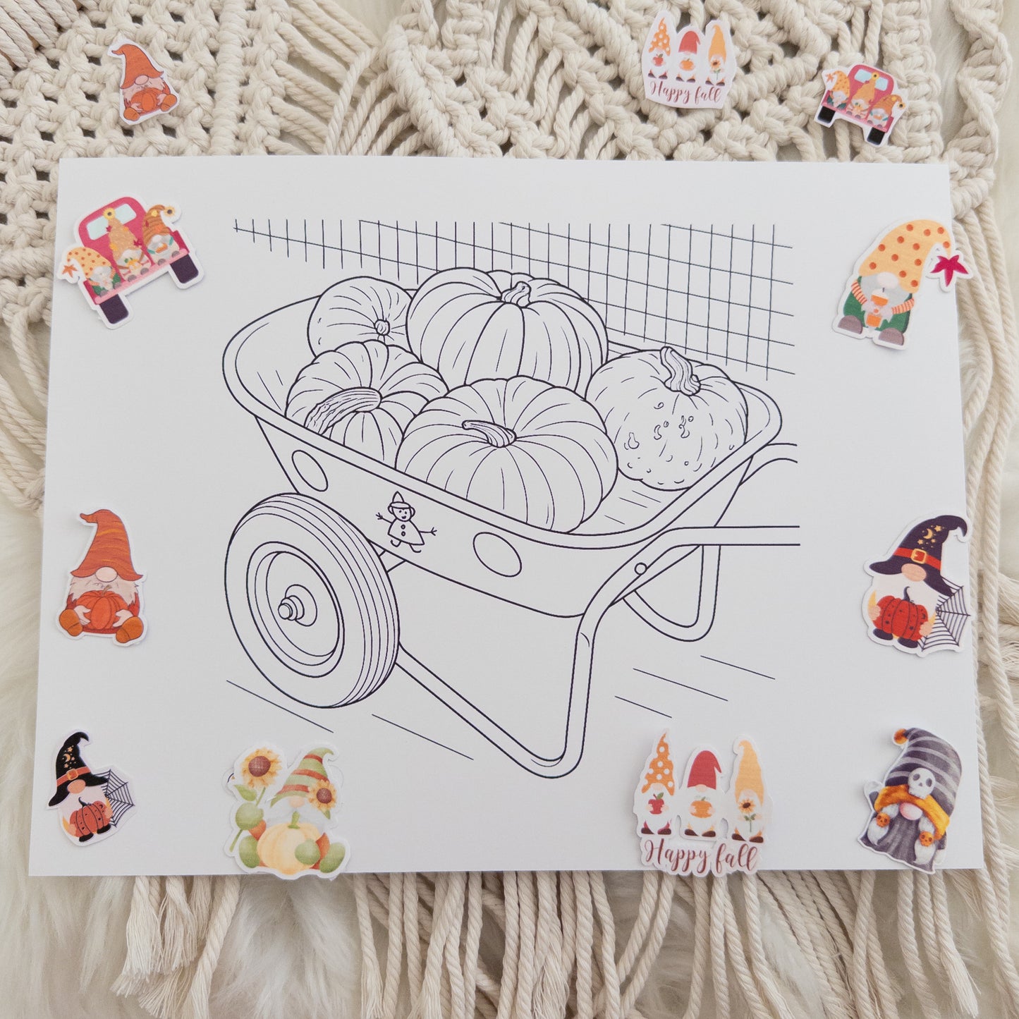 Pumpkin Coloring Book Pages